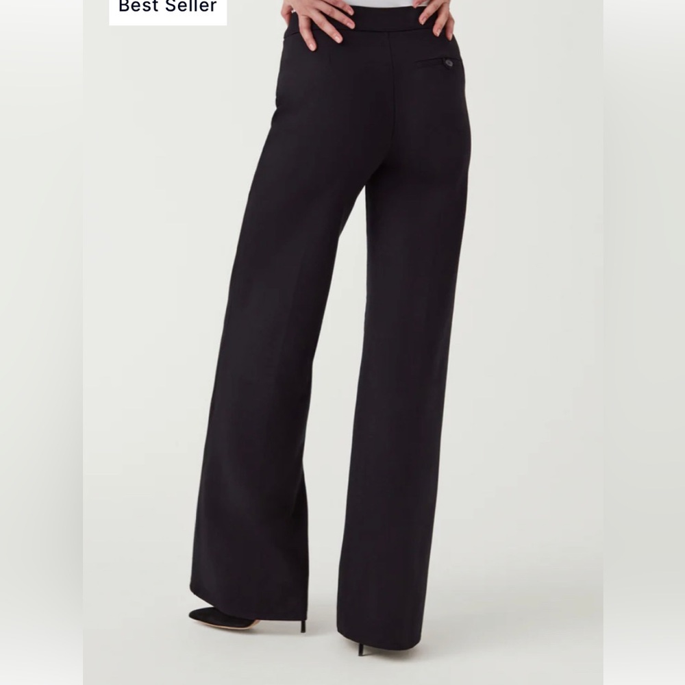 SPANX The Perfect Pant Wide Leg - Black EUC Size L